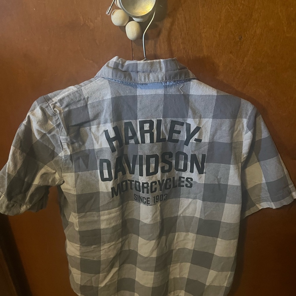 Boys 4/5T Official Harley Davidson button down.